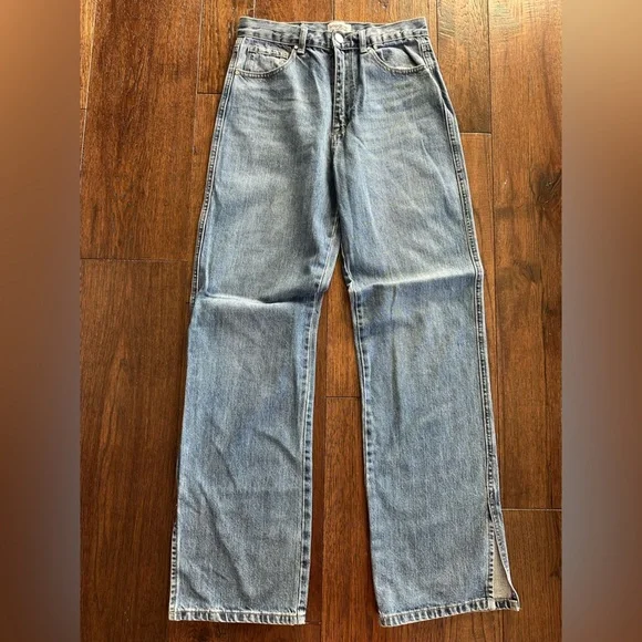 Insane Genes Women’s Denim Pants with Side Slit- size 6 - Picture 1 of 7